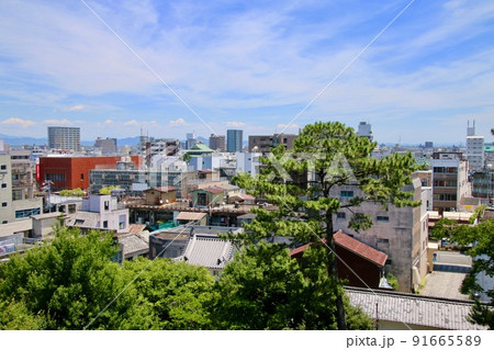 大垣城からの眺望・東方面（岐阜県・大垣市） 91665589