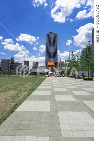 豊島区東池袋のイケ・サンパークと高層マンション 豊島区東池袋のイケ・サンパークと高層マンション 91665792