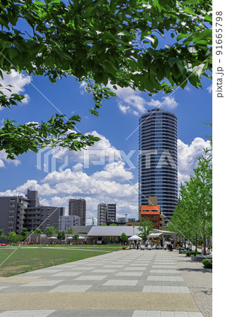 豊島区東池袋のイケ・サンパークと高層マンション 豊島区東池袋のイケ・サンパークと高層マンション 91665798