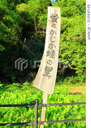 三朝温泉　足湯「かじかの湯」 91668548