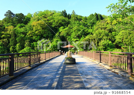 三朝温泉　足湯「かじかの湯」 91668554