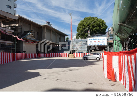 櫛田神社境内　奉納博多祇園山笠2022 91669760