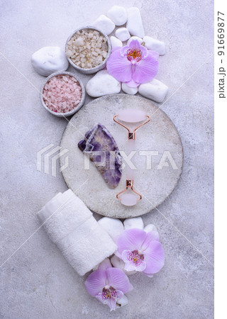 Spa concept. Natural beauty cosmetics Spa concept. Natural beauty cosmetics 91669877