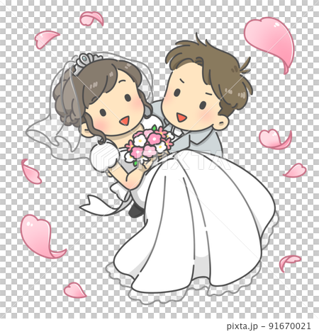 Princess hug and flower shower Princess hug and flower shower 91670021