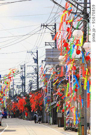2022年富山県高岡市戸出七夕祭り最終日 91670859
