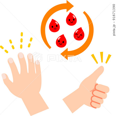 マッサージ、ツボ押しと血行促進のイメージ 91671390