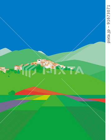 カステッルッチョ　castelluccio　di　norcia　ウンブリア　umbria　イタリア 91673071