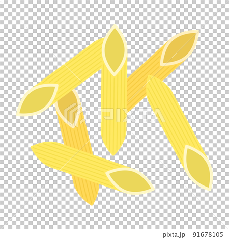 Illustration of penne 91678105