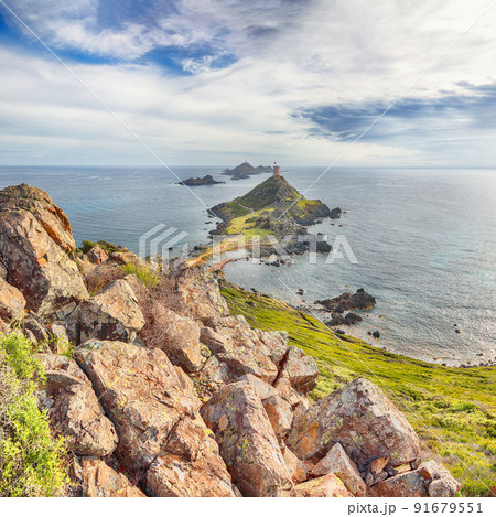 Popular tourist destination Torra di a Parata with Genoese Tower Popular tourist destination Torra di a Parata with Genoese Tower 91679551