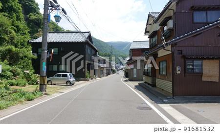漁師町、福井県越前町の風景 91681532