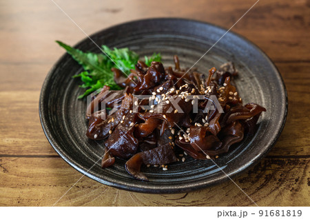 肉厚キクラゲの炒め物 肉厚キクラゲの炒め物 91681819
