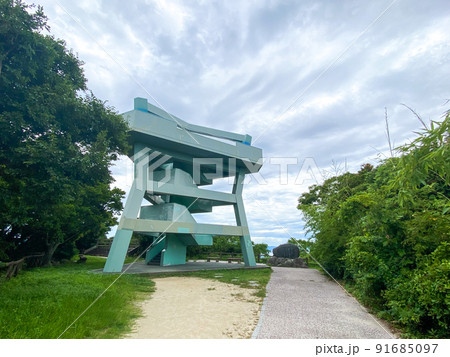 福岡・志賀島の潮見公園展望台 91685097