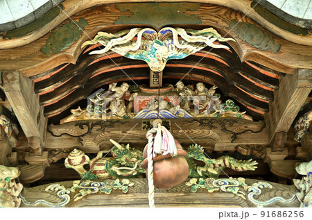 埼玉県秩父市下吉田 椋(むく)神社内 八幡宮旧本殿 埼玉県秩父市下吉田 椋(むく)神社内 八幡宮旧本殿 91686256