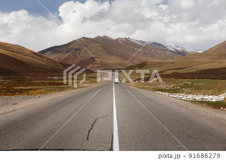 Bishkek Osh highway, Suusamyr valley Bishkek Osh highway, Suusamyr valley 91686279