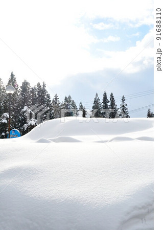 雪原イメージ（新潟県） 91688110