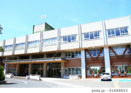 豊川市、豊川市役所の風景 91688643