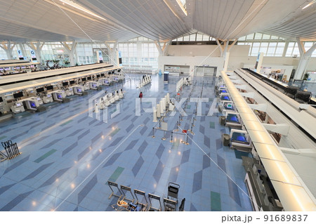 羽田空港 第3ターミナル 出発ロビー 国際線 国際ターミナル 羽田空港 第3ターミナル 出発ロビー 国際線 国際ターミナル 91689837