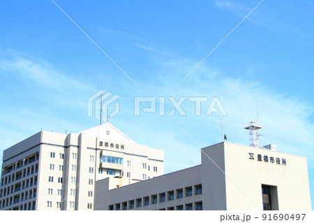 豊橋市、豊橋市役所の風景 豊橋市、豊橋市役所の風景 91690497