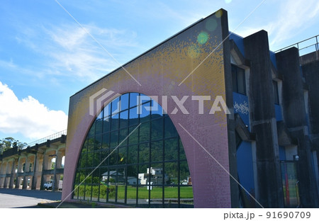 夏の宍喰駅 徳島 夏の宍喰駅 徳島 91690709
