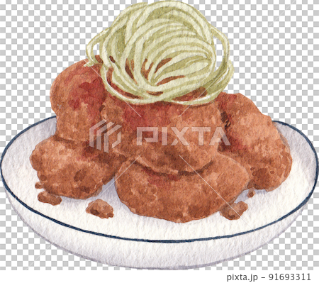 Chicken farm and food icon watercolor png 91693311