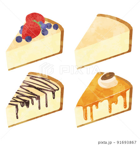 チーズケーキのイラスト素材 [91693867] - PIXTA
