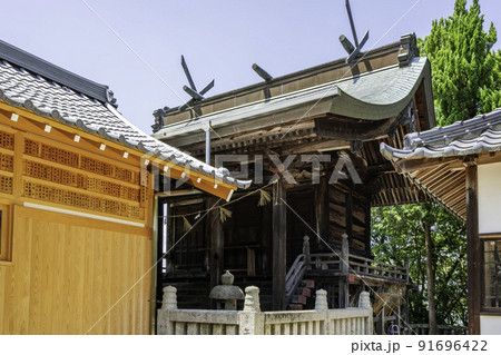 八浜八幡宮 本殿 岡山県玉野市 八浜八幡宮 本殿 岡山県玉野市 91696422