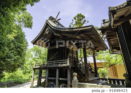 八浜八幡宮　本殿　岡山県玉野市 91696425