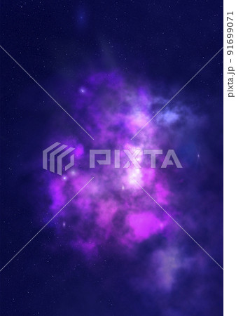 Far being shone nebula and star field against space. Far being shone nebula and star field against space. 91699071