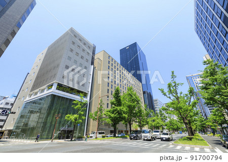 大阪市中央区南船場　初夏の御堂筋 91700794
