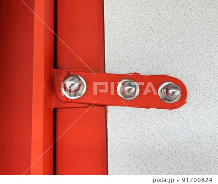 Joints of instant walls on building construction site Joints of instant walls on building construction site 91700824