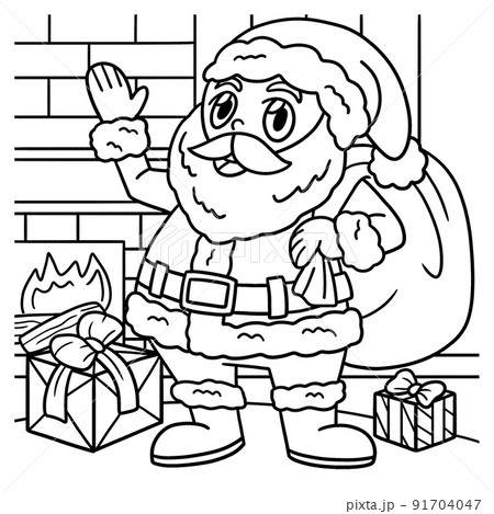 Santa Claus Coloring Page for Kids Santa Claus Coloring Page for Kids 91704047