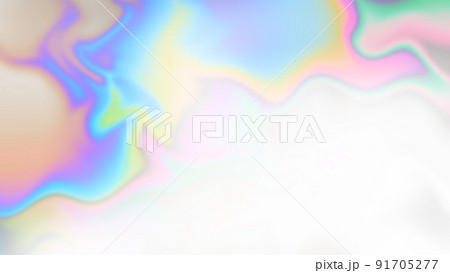 abstract iridescent holographic background, vector mesh gradient 91705277