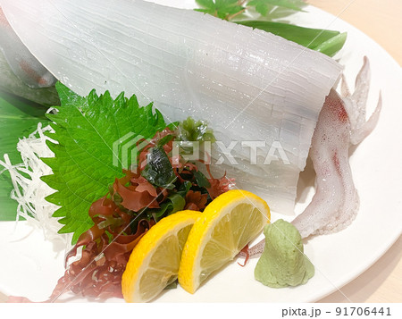 博多名物・いかの姿づくり 博多名物・いかの姿づくり 91706441