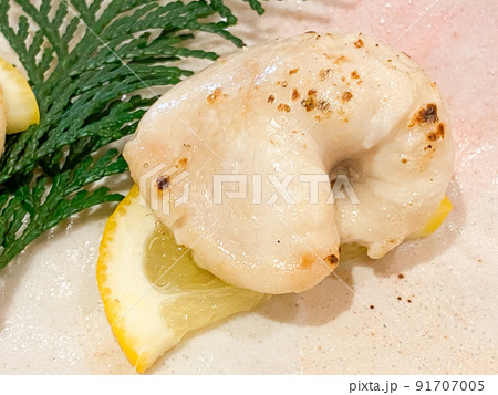 博多名物・トラフグ白子の塩焼き 91707005