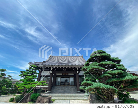 福岡市早良区・浄土真宗教善寺本堂 91707008