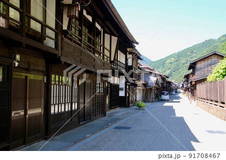 奈良井宿・中山道（長野県・塩尻市） 91708467