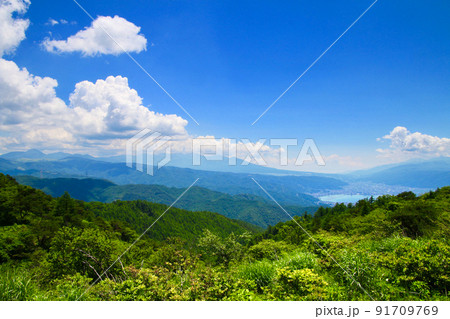 高ボッチ高原（長野県・岡谷市、塩尻市） 91709769