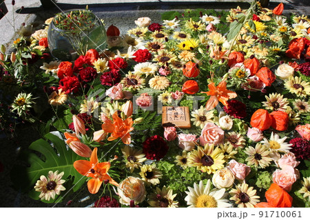 花手水_住吉神社_小樽 91710061