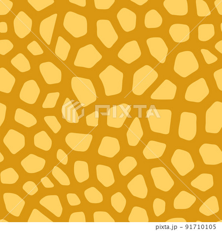 Abstract modern giraffe seamless pattern. Animals trendy background. Colorful decorative vector stock illustration for print, card, postcard, fabric, textile. Modern ornament of stylized skin 91710105