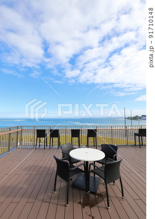 宮城　気仙沼　道の駅大谷海岸　絶景の展望デッキ 91710148