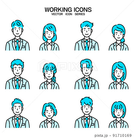 ビジネス 人物 イラスト ビジネス 人物 イラスト 91710169