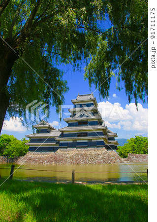 国宝・松本城（長野県・松本市） 91711175