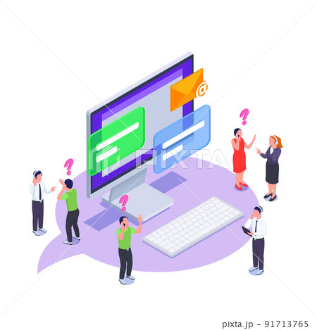 Call Center Concept 91713765