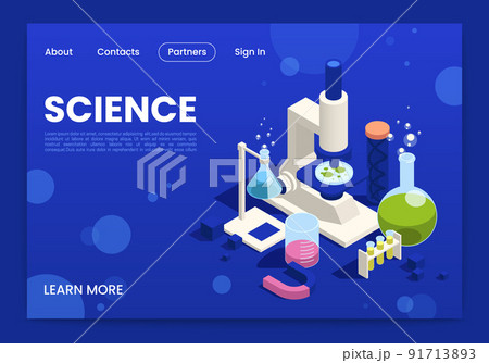 STEM Education Isometric Webpage STEM Education Isometric Webpage 91713893