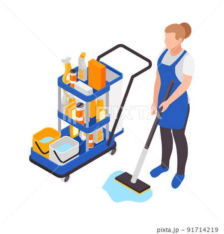 Cleaning Worker Equipment Composition 91714219