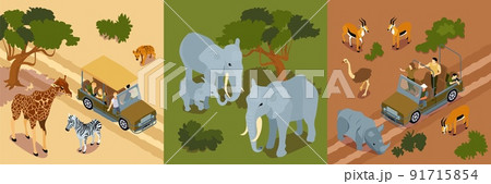 Isometric Safari Design Concept Isometric Safari Design Concept 91715854