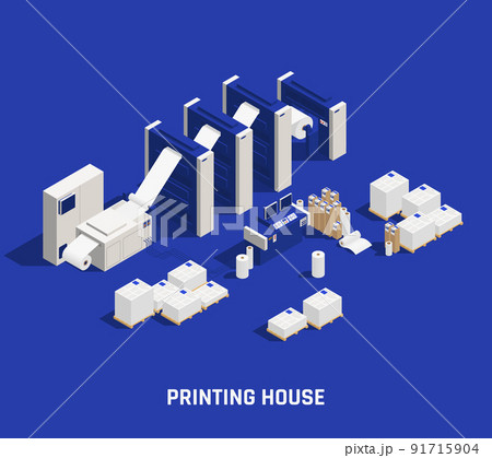 Printing House Unit Composition Printing House Unit Composition 91715904