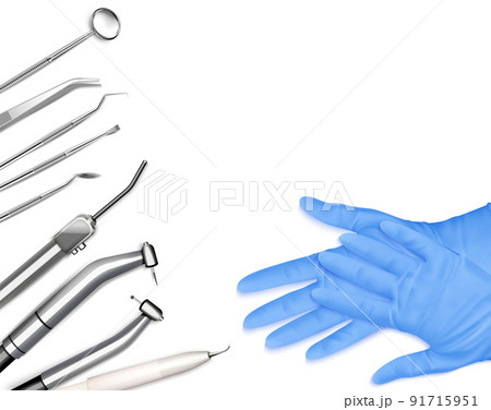 Dental Equipment Realistic Composition 91715951