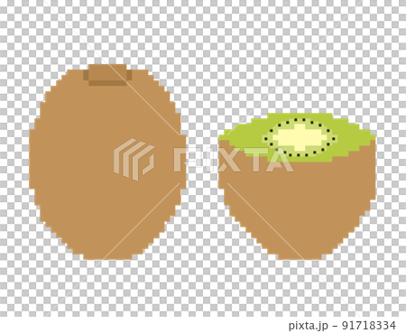 Pixel art kiwi 91718334