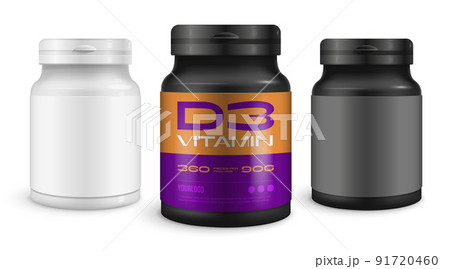 Medicine And Vitamin Bottle Set 91720460